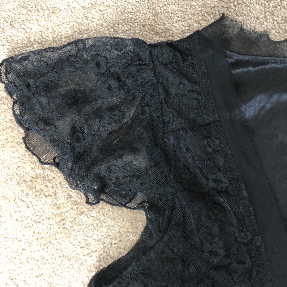 Millau  babydoll black dress